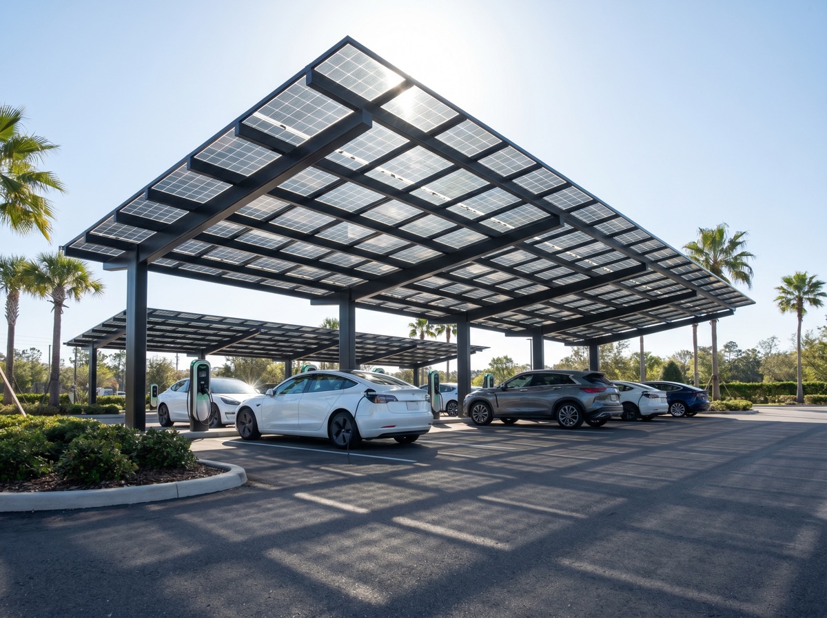 CarPort / Güneş Otoparkı kurulum örneği